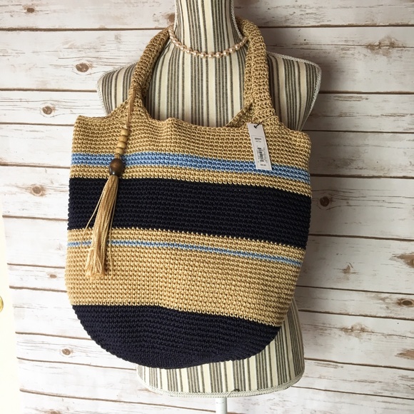 NWT Sonoma Crocheted Shoulder Bag - Picture 2 of 10